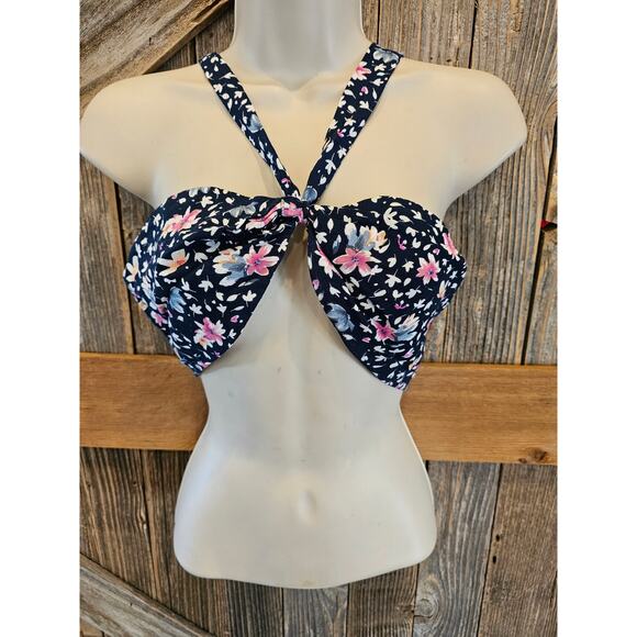 NWT Lulus Best Vacation Navy Blue Floral Print medium piece 1 of 2 M boho - Picture 3 of 7